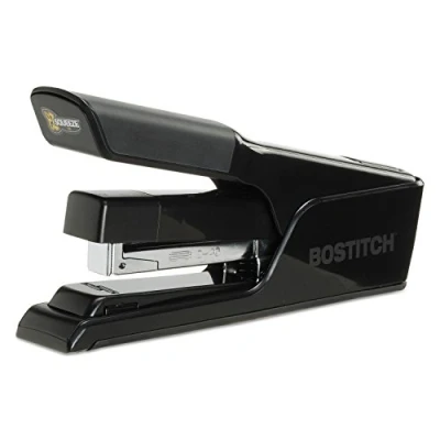 Image of Bostitch EZ Squeeze 40 Sheet Flat Clinch Desktop Stapler, Reduced Effort, Black (B9040)