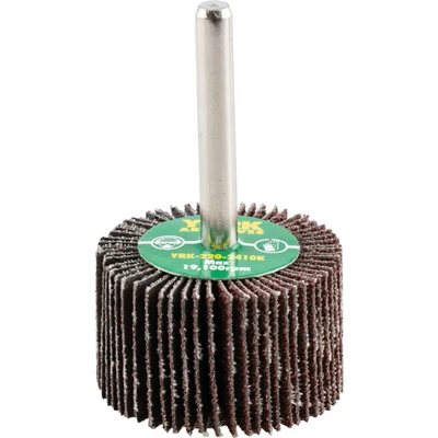 Image of York 40 X 25MM Flap Wheels Aluminium Oxide 6.0MM Shaft P60