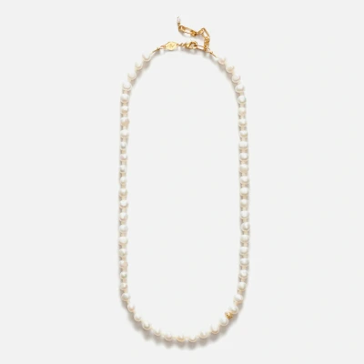 Image of Anni Lu Petit Stellar Pearly 18 K Gold Plated and Freshwater Pearl Necklace