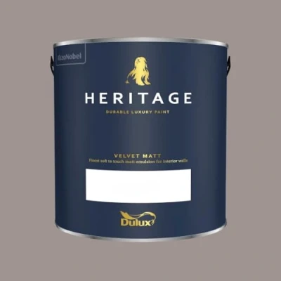 Image of DULUX TRADE HERITAGE MATT TERRA OMBRA 2.5L