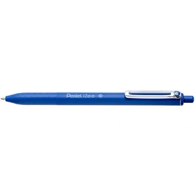 Image of IZEE BALLPOINT RETRACTABLE PEN 1.0MM TIP, BLUE INK, 12 PACK