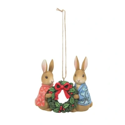 Image of Beatrix Potter By Jim Shore Peter With Flopsy Figurine