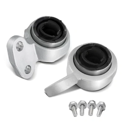 Image of Frankberg 2x Contorl Arm Bushing Front Rear Compatible with E46 316 318 320 323 325 328 330 1999 2005 E85 2002 2009 E86 2006 2008 Replace# 31126757623