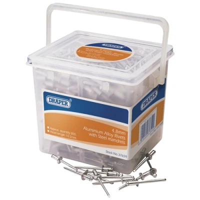 Image of Draper Blind Rivets, 4.8 x 10.2mm (Tub of 800)