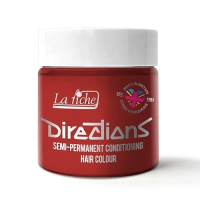 Image of La Riche Directions Semi Permanent Hair Color 100ml Tub Poppy Red