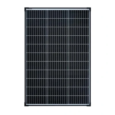 Image of enjoy Solar 100W 12V Monocrystalline Panel, 182mm Panels, 10 Bus Bars, Ideal Panel for Motorhome, Balcony, Garden Housings, Boat