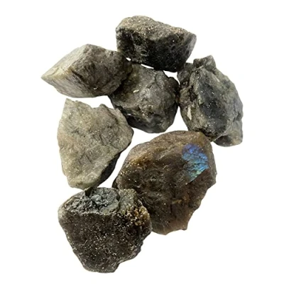 Image of VIE Raw Rough Cut Crystals, 80 100g, Pack of 12, Labradorite