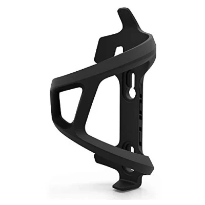 Image of Cube HPP Side Loading Cycling Bottle Cage Stealth Black, Left Sided Loading/Bicycle Cycle Biking Bike Riding Ride Mountain MTB Road Bidon Vessel Flask Holder Mount Lightweight Part