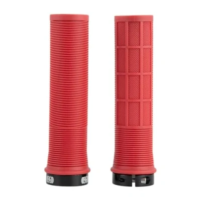 Image of Oxford HG805R Driver Lock On MTB Grips Red. Bicycle Handlebar Grips.