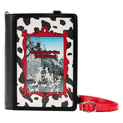 Image of Loungefly WDTB2651 Disney Classic Books 101 Dalmations Convertible Cross Body Bag One Size Multicolour
