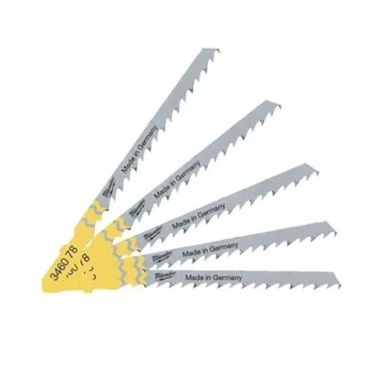 Image of Milwaukee Curve Cutting Wood Jigsaw Blades T244D (Pack 5)