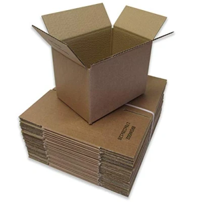 Image of Small Postal Mail Packaging Cardboard Boxes 7x5x5&quot; Single Wall (5)