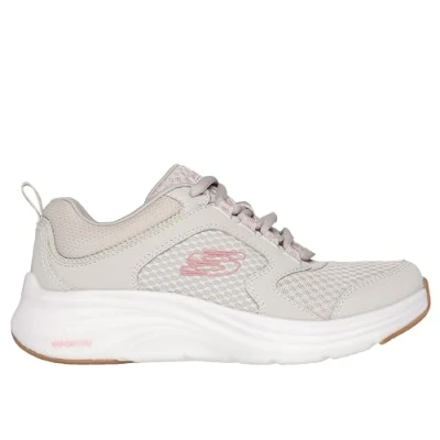 Image of Skechers Girls Vapor Foam Sneaker, Natural, 4 UK