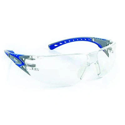 Image of Riley Stream Evo Small Safety Glasses Protective Eyewear for Smaller Head Shapes (Clear Lens)
