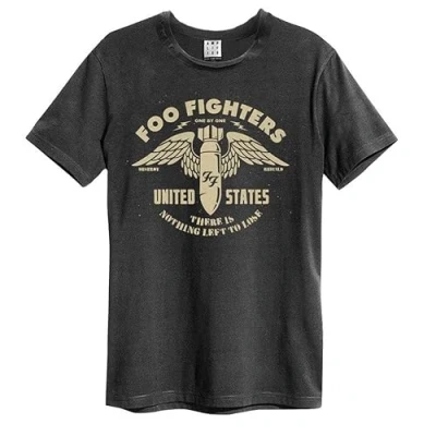 Image of Amplified Foo Fighters One by T Shirt (Medium) Charcoal