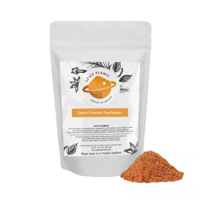 Image of Ceylon Cinnamon (True Ceylon) Powder Premium Quality by Spice Planet® 25g 1.9kg (200g)