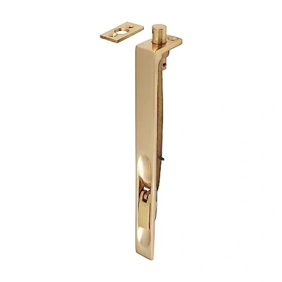 Image of Timco Lever Action Flush Bolt Polished Brass (Size 200 x 19mm 1 Each)