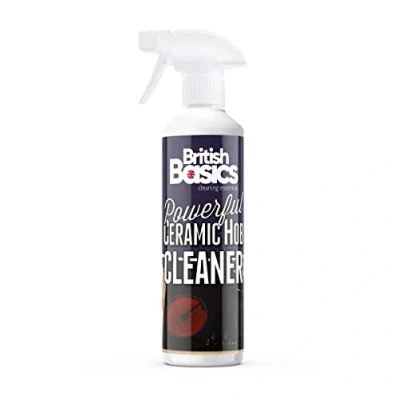 Image of British Basics Ceramic Hob Cleaner Use on Induction Glass and Cooker Tops 500ml