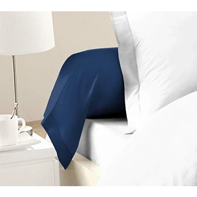 Image of Home Linge Passion Bolster Cover, Indigo Blue, 85x185 cm