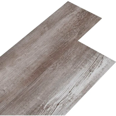 Image of vidaXL Self adhesive PVC Flooring Planks 5.21 m? 2 mm Matt Wood Brown