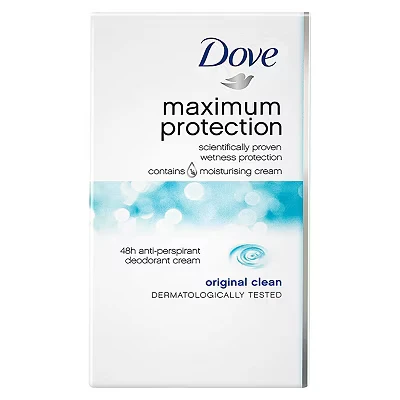 Image of 6x Dove Maximum Protection Original Clean Deodorant Deo Cream Stick 45ml 48h!
