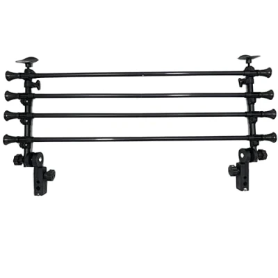 Image of Speedwellstar Dog Guard Car Universal Ex Strong Fixings Travel Metal Bars Pet Safety Barrier Adjustable Heavy Duty Headrest