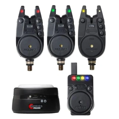 Image of Prologic C Series Pro Alarm Set 3+1+1 Red Green Yellow Bite Set, for Carp Fishing, Accessories
