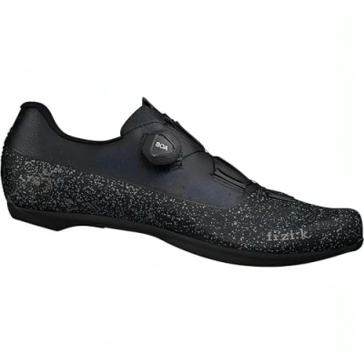 Image of Fizik R4 Tempo Overcurve Clip in Cycling Shoes, Iridescent/Green, Size 42 EU