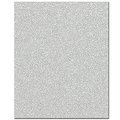 Image of 5 x A4 Premium Quality 160gsm Glitter Card Sheets by arkCRAFT (Silver)