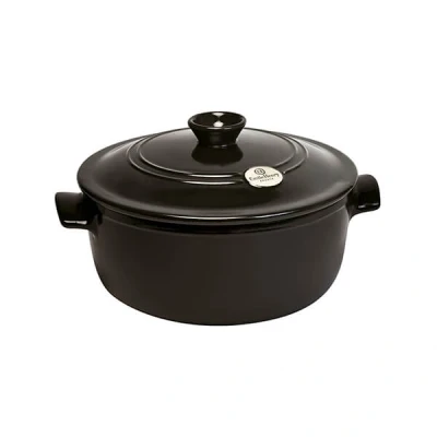 Image of Emile Henry Charcoal Casserole 4.0L