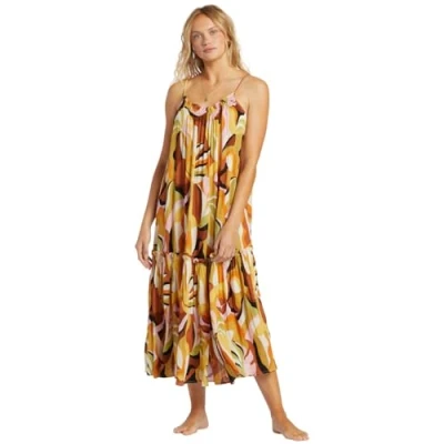 Image of Billabong SUN Follower Maxi dress, Women&#039;s, Size: Medium, Multi