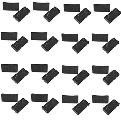 Image of XIAONAN 62 63mm Replacement Bed Slat Holders Kits Bundles Plastic 10PCS Centre Caps+ End Caps Holders, Width x Height 9 mm (Inside Dimension), for single, double and king size beds