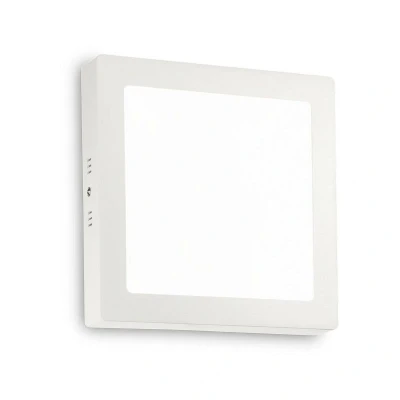 Image of Universal LED 1 Light Indoor Square Medium Flush White