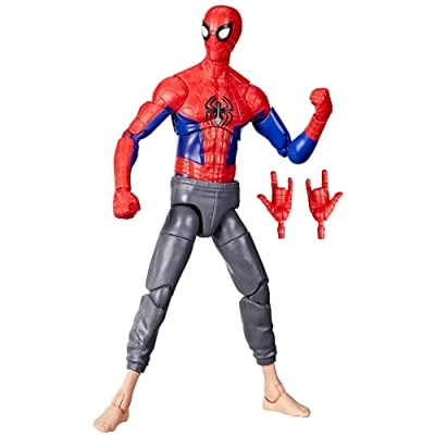 Image of Marvel Legends Series Spider Man: Across the Verse (Part One) Peter B Parker 15 cm Action Figure, 2 Accessories