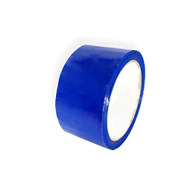 Image of Blue Adhesive Packaging Tape 48 mm x 66 Meters, 2 inch 72 yrd (Pack of 6)