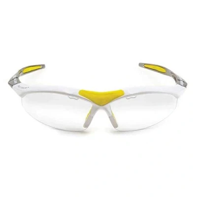 Image of Karakal Unisex Pro 3000 Eyeguard, White/Yellow