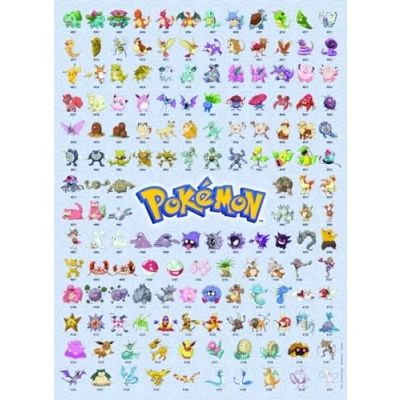 Image of Ravensburger 12000511 Pokémon 500 pieces jigsaw Puzzle for adults and kids age 12 years up, Puzzle, gifts fans