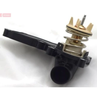 Image of 95810603202 Engine thermostat DENSO DTM85758 85C with gaskets/seals AUDI: A4 B8 Saloon, Avant, A5 Coupe, VOLKSWAGEN: Touareg II