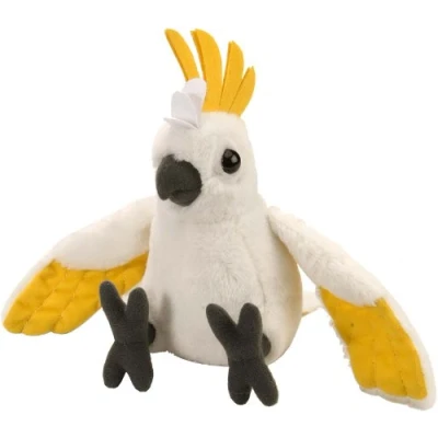 Image of Wild Republic 10859 Cockatoo Plush Soft, Cuddlekins Cuddly Toys, Gifts for Kids 20cm, White