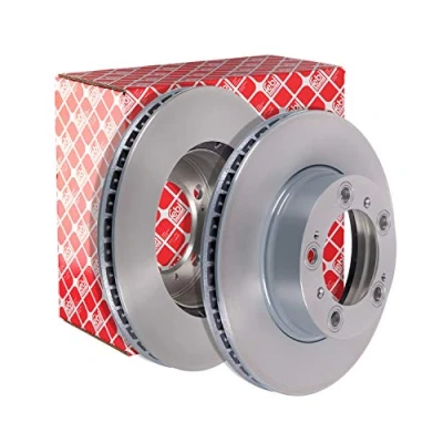 Image of 98635140105 Brake disc FEBI BILSTEIN 104856 Front Axle 298mm 24mm 5 Hole 130mm internally vented Coated PORSCHE: Boxster