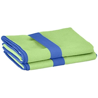 Image of Playshoes Unisex Multifunctional Towel, Microfibre Bath Towel Portable Blanket, Green, 30 x 50 cm