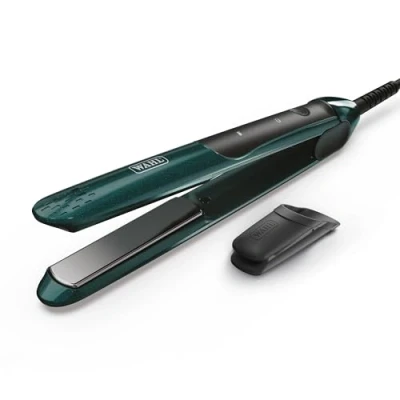 Image of Wahl Pro Glide Straightener Midnight Green, Special Edition Colour Pro, Hair Straighteners, Adjustable Digital Temperature, 150C 210C, Ultra Fast Heat Up, Ceramic Coated Plates