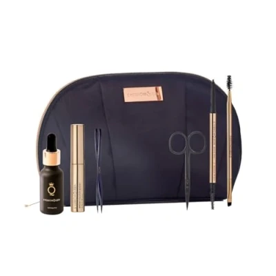 Image of Eyebrowqueen Essential Collection Brow Grooming Kit Gift for Her Shade Medium Brown