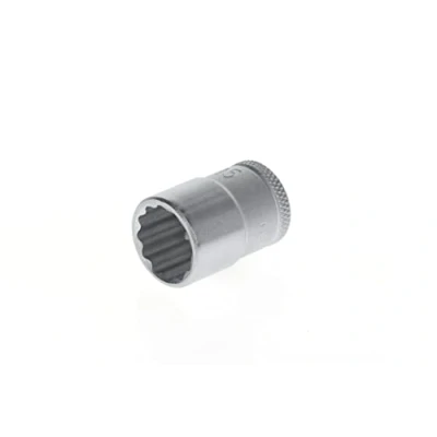 Image of GEDORE Socket, 3/8&quot; 10 mm drive, Bi hex, 15 AF, Tool, D 30 15, Chrome plated steel