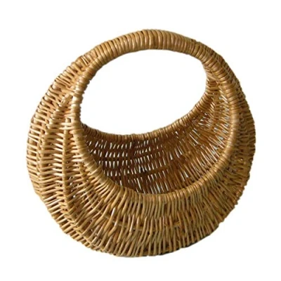 Image of Red Hamper C014 Wicker Shopping Basket Gondola Small