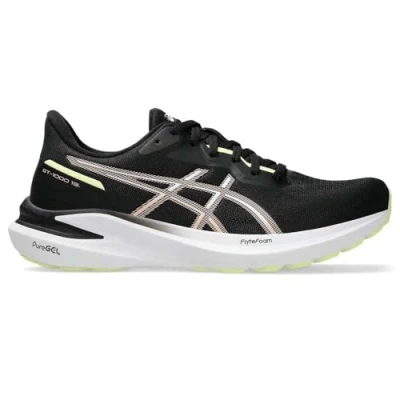 Image of Asics GT1000 13 Road running shoes, Women&#039;s, Size: 3.5, Black/breeze Textile/synthetics