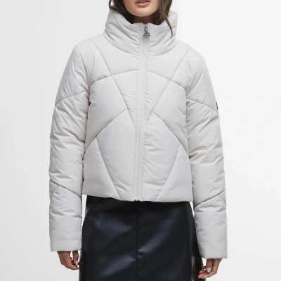 Image of Barbour International Rowen Quilted Shell Jacket UK 12