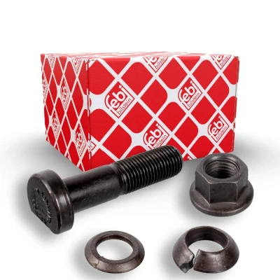 Image of 05103938AA, 05103938AAS1, 5103938AAS1 Wheel Stud FEBI BILSTEIN 06271 M14 x 1,5 64,5mm 10.9 with nut Phosphatized