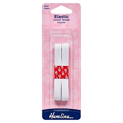 Image of General Purpose Elastic Braided, 2mx9mm White