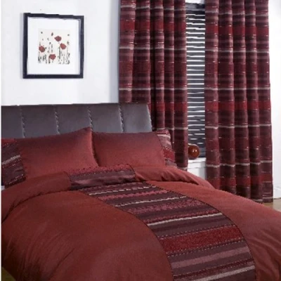 Image of Rapport Home TJ Hughes Value New York Duvet Cover Set Red Double